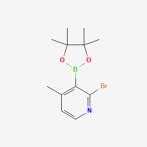 2-Bromo-4-methyl-3-(4,4,5,5-tetramethyl-1,3,2-dioxaborolan-2-yl)pyridine