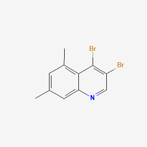 3,4-Dibromo-5,7-dimethylquinoline