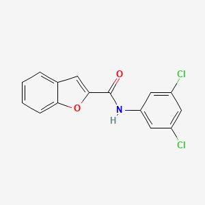molecular formula C15H9Cl2NO2 B5671009 N-(3,5-dichlorophenyl)-1-benzofuran-2-carboxamide 