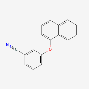 molecular formula C17H11NO B567111 3-(1-Naphthyloxy)benzonitrile CAS No. 1314406-41-1