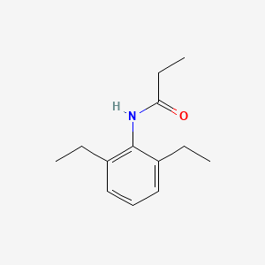 molecular formula C13H19NO B5671161 N-(2,6-diethylphenyl)propanamide 