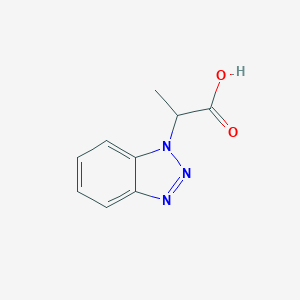 molecular formula C9H9N3O2 B056712 2-苯并三唑-1-基丙酸 CAS No. 4144-65-4