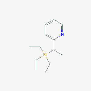 B056713 2-(1-Triethylsilylethyl)pyridine CAS No. 113948-60-0