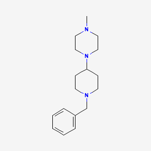 molecular formula C17H27N3 B5671352 1-(1-benzyl-4-piperidinyl)-4-methylpiperazine 