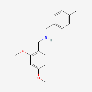 molecular formula C17H21NO2 B5671444 (2,4-dimethoxybenzyl)(4-methylbenzyl)amine 