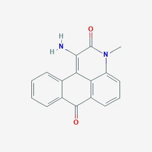 molecular formula C17H12N2O2 B5671471 1-amino-3-methyl-3H-naphtho[1,2,3-de]quinoline-2,7-dione 