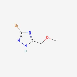 5-Bromo-3-(methoxymethyl)-1H-1,2,4-triazole