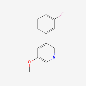 3-(3-Fluorophenyl)-5-methoxypyridine
