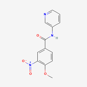 molecular formula C13H11N3O4 B5671612 4-methoxy-3-nitro-N-3-pyridinylbenzamide 