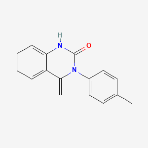 molecular formula C16H14N2O B5671649 4-methylene-3-(4-methylphenyl)-3,4-dihydro-2(1H)-quinazolinone 