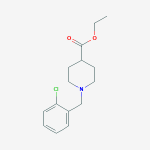 molecular formula C15H20ClNO2 B5671697 ethyl 1-(2-chlorobenzyl)-4-piperidinecarboxylate 