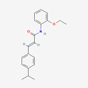 molecular formula C20H23NO2 B5671795 N-(2-ethoxyphenyl)-3-(4-isopropylphenyl)acrylamide 