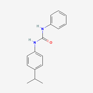 molecular formula C16H18N2O B5671825 N-(4-isopropylphenyl)-N'-phenylurea 