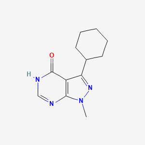 B567186 3-Cyclohexyl-1-methyl-1H-pyrazolo[3,4-d]pyrimidin-4-ol CAS No. 1246553-27-4