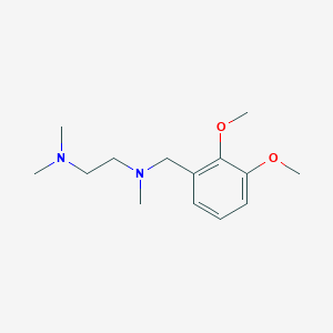 molecular formula C14H24N2O2 B5671901 (2,3-dimethoxybenzyl)[2-(dimethylamino)ethyl]methylamine 