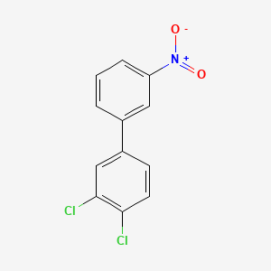 molecular formula C12H7Cl2NO2 B567212 1,2-Dichloro-4-(3-nitrophenyl)benzene CAS No. 1365271-51-7