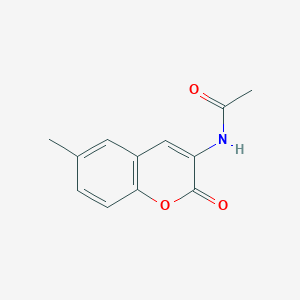 molecular formula C12H11NO3 B5672274 N-(6-methyl-2-oxo-2H-chromen-3-yl)acetamide 