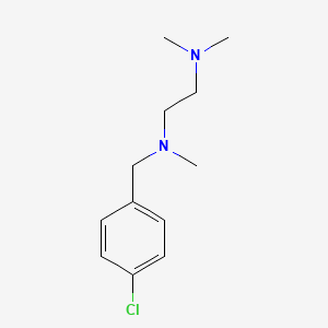 molecular formula C12H19ClN2 B5672342 (4-chlorobenzyl)[2-(dimethylamino)ethyl]methylamine 