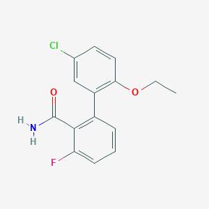 5'-chloro-2'-ethoxy-3-fluorobiphenyl-2-carboxamide