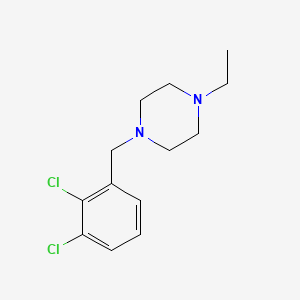 molecular formula C13H18Cl2N2 B5672488 1-(2,3-dichlorobenzyl)-4-ethylpiperazine 
