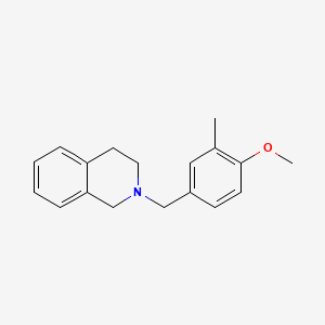 molecular formula C18H21NO B5672561 2-(4-methoxy-3-methylbenzyl)-1,2,3,4-tetrahydroisoquinoline 