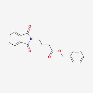 molecular formula C19H17NO4 B5672590 benzyl 4-(1,3-dioxo-1,3-dihydro-2H-isoindol-2-yl)butanoate 
