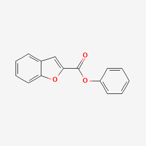 molecular formula C15H10O3 B5672672 phenyl 1-benzofuran-2-carboxylate 