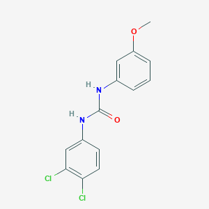 molecular formula C14H12Cl2N2O2 B5672745 N-(3,4-dichlorophenyl)-N'-(3-methoxyphenyl)urea 