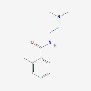 molecular formula C12H18N2O B5672767 N-[2-(dimethylamino)ethyl]-2-methylbenzamide CAS No. 5689-17-8