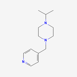 molecular formula C13H21N3 B5672821 1-isopropyl-4-(4-pyridinylmethyl)piperazine 