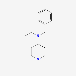molecular formula C15H24N2 B5672955 N-benzyl-N-ethyl-1-methyl-4-piperidinamine 