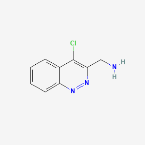 (4-Chlorocinnolin-3-yl)methanamine