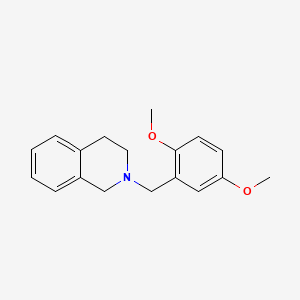 molecular formula C18H21NO2 B5673096 2-(2,5-dimethoxybenzyl)-1,2,3,4-tetrahydroisoquinoline 