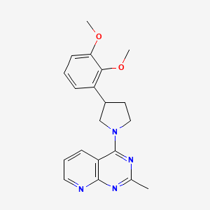 4-[3-(2,3-dimethoxyphenyl)pyrrolidin-1-yl]-2-methylpyrido[2,3-d]pyrimidine