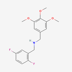 (2,5-difluorobenzyl)(3,4,5-trimethoxybenzyl)amine