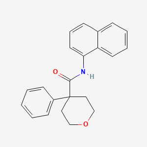 N-1-naphthyl-4-phenyltetrahydro-2H-pyran-4-carboxamide
