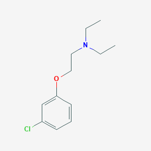 molecular formula C12H18ClNO B5673751 2-(3-chlorophenoxy)-N,N-diethylethanamine 