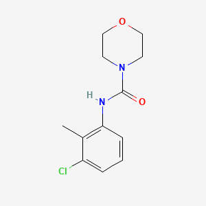 molecular formula C12H15ClN2O2 B5673769 N-(3-chloro-2-methylphenyl)-4-morpholinecarboxamide 