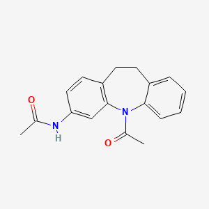 molecular formula C18H18N2O2 B5673794 N-(5-acetyl-10,11-dihydro-5H-dibenzo[b,f]azepin-3-yl)acetamide 
