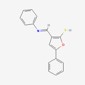 molecular formula C17H13NOS B5673810 3-(anilinomethylene)-5-phenyl-2(3H)-furanthione 