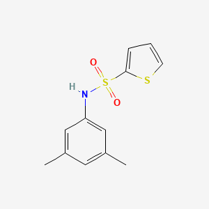 molecular formula C12H13NO2S2 B5673933 N-(3,5-dimethylphenyl)-2-thiophenesulfonamide CAS No. 6003-54-9