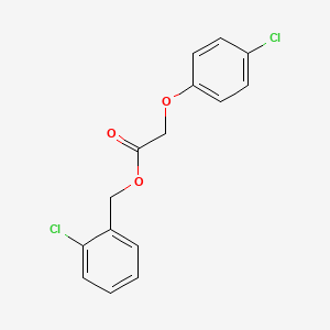 molecular formula C15H12Cl2O3 B5673947 2-chlorobenzyl (4-chlorophenoxy)acetate 