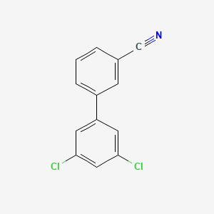 molecular formula C13H7Cl2N B567402 3-(3,5-Dichlorophenyl)benzonitrile CAS No. 1332747-46-2