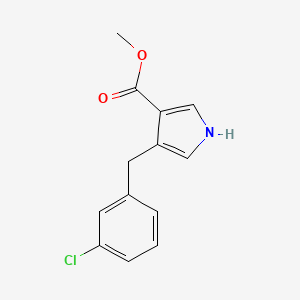 Methyl 4-(3-chlorobenzyl)-1H-pyrrole-3-carboxylate