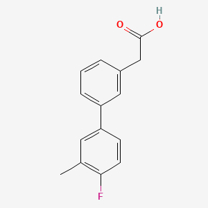 3-(4-Fluoro-3-methylphenyl)phenylacetic acid