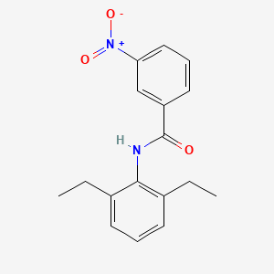 molecular formula C17H18N2O3 B5674066 N-(2,6-diethylphenyl)-3-nitrobenzamide 