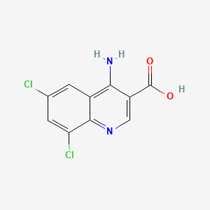 4-Amino-6,8-dichloroquinoline-3-carboxylic acid