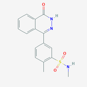 molecular formula C16H15N3O3S B5674137 N,2-dimethyl-5-(4-oxo-3,4-dihydro-1-phthalazinyl)benzenesulfonamide 