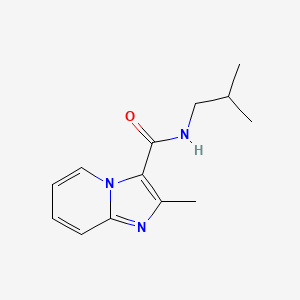 molecular formula C13H17N3O B5674144 N-isobutyl-2-methylimidazo[1,2-a]pyridine-3-carboxamide 
