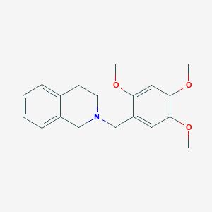 molecular formula C19H23NO3 B5674176 2-(2,4,5-trimethoxybenzyl)-1,2,3,4-tetrahydroisoquinoline 